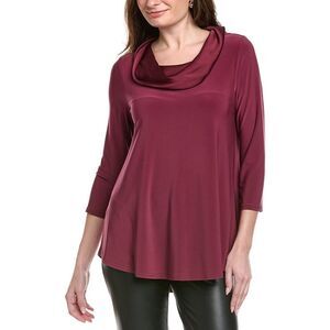 Joseph Ribkoff Womens  Cowl-Neck Blouse, Red